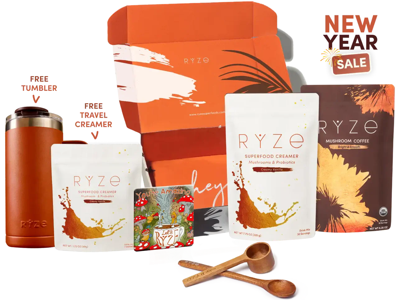 RYZE n Shine Bundle (Coffee + Creamer) Daily B41