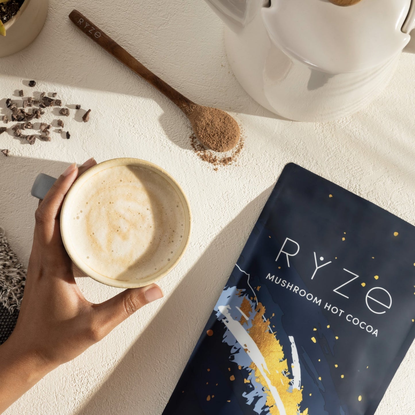 Mushroom Hot Cocoa Plus B12